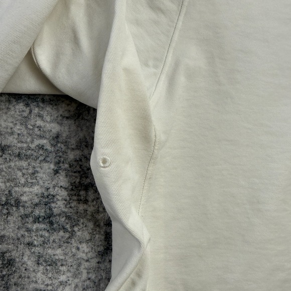 Lululemon Commission Shirt Men Large White Stretch Performance Button Up Commute - Picture 8 of 11